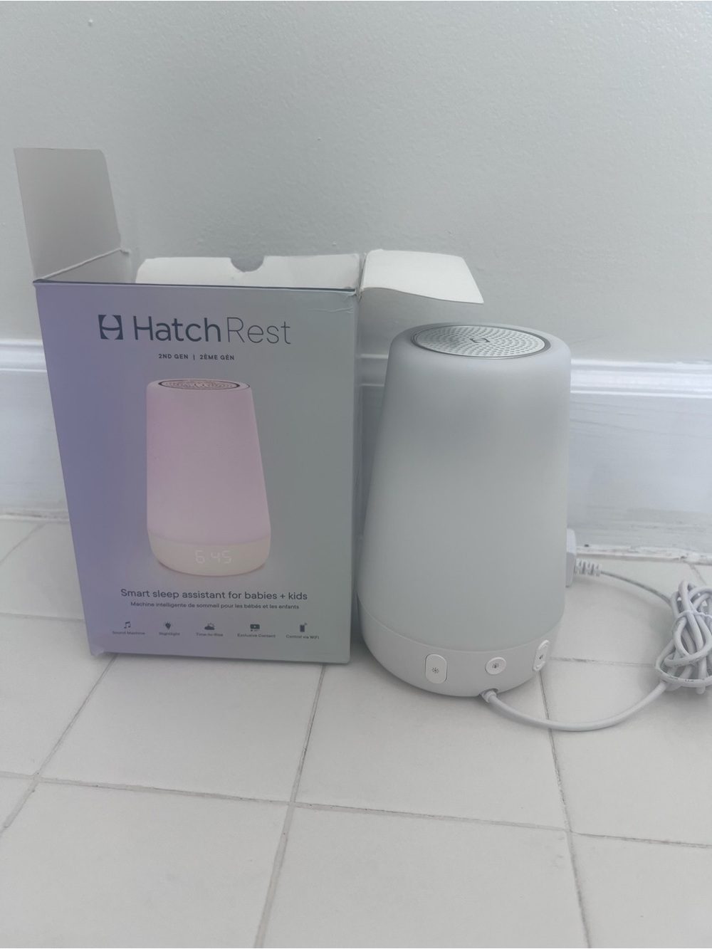 Hatch Rest 2nd Gen Smart Sleep Assistant - White